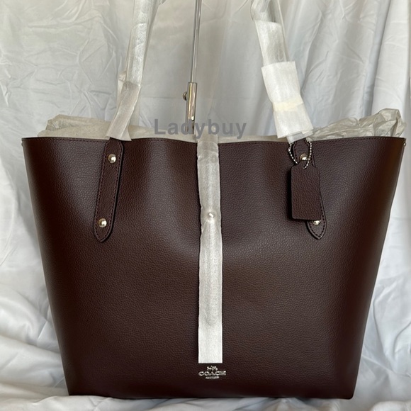 ❇️NWT coach market tote in Polished pebble leather - Picture 2 of 11